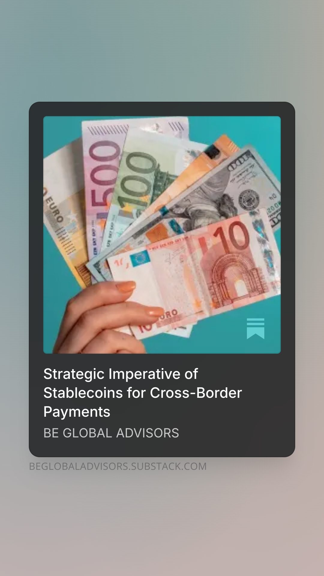 Cover of Stablecoins and Cross-Border Payments: The Strategic Imperative